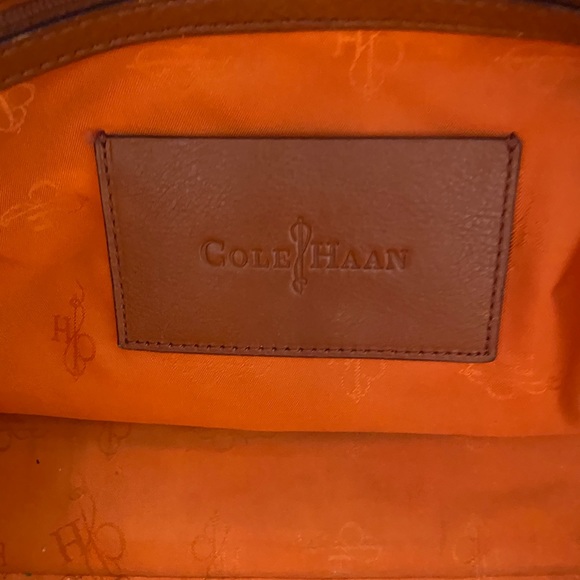 Cole Haan Kendra Tote Brown Leather Purse handbag - Picture 3 of 6